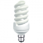 Compact Fluorescent Spiral 25W = 125W BC B22 Warm White 2700K BELL 05006