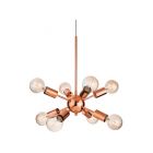 Firstlight Alfa 8 Light Ceiling Fitting in Copper, E27