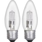 2-Pack of Energizer 33W (40W) ES E27 Eco Halogen Candle, Warm White 2700K Dimmable