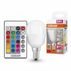 Osram LED Golf Ball 4.2W E14 Opal RGBW Remote Controlled Dimmable