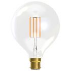 BELL 60140 - LED Filament Clear Globe 125mm 4W 470lm BC B22, Warm White 2700K Dimmable