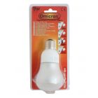 Omicron CFL R63 9W (50W) ES E27 Spot, Warm White 2700K 450lm Non-Dimmable