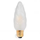 Girard Sudron LED 4W ES/E27 Large 50mm Candle Twisted Matt Very Warm White 2700K (non-dim)