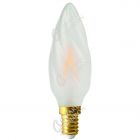 Girard Sudron LED 4W SES/E14 35mm Twisted Frosted Candle Extra Warm White 2700K Dimmable