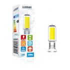 Luxram LED G9 2.5W Glass Filament Capsule, Warm White 3000K (non-dimmable)