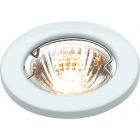 DOT Lighting White 12v Recessed fixed Downlight 65mm cut out