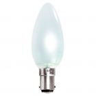 Leuci 40W 240V SBC/B15d Dimmable Opal 35mm Candle