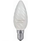 Luxram 40W 240V SES E14 Pearl Matt 35mm Twisted Candle
