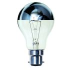 BELL 03012 - 100W 240V BC B22 GLS Mirror Crown Silver Top Light Bulb