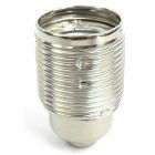 Ecofix Continental Lamp holder 10mm ES E27 Nickel Threaded