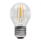 BELL 05316 4W LED Filament Clear Round Dimmable - ES/E27, 2700K