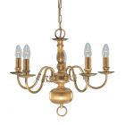 Searchlight 1019-5AB Flemish Ceiling Light