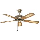 Fantasia 110224 Classic Matt Oak and Cane / Matt Mahogany / Antique Brass No Light