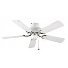 Fantasia 110606 Mayfair 42" Stainless Steel / White Ceiling Fan