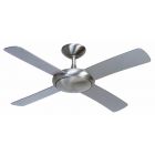 Fantasia 115298 Orion Brushed Aluminium / Matt Silver No Light
