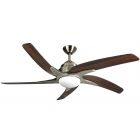 Fantasia 116035 Viper Plus Antique Brass / Dark Oak 44'' Ceiling Fan with LED Lights