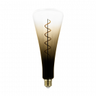 Decorative LED Spiral Filament 4W ES/E27 Black to Brown Gradient Glass