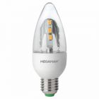 Megaman 5W LED ES E27 Dimmable Sparkling Light Effect Candle Replaces 30W