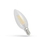 Osram LED Filament Clear Candle 4W = 40W SES/E14, Cool White 4000K 470lm