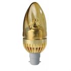 Megaman LED 5W 240V SBC B15d Twisted Gold Candle 25W equiv.
