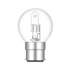 Luxram 42W=55W BC/B22 630lm Round Clear 45mm, Dimmable, Warm White