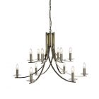 Searchlight 41612-12AB Ascona Ceiling Light