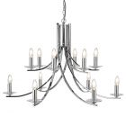 Searchlight 41612-12CC Ascona Ceiling Light