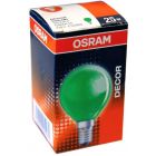 Green Round 25W 240V SES E14 Golf Ball 45mm