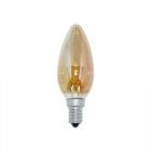 Sylvania 40W 230V SES E14 Gold Lustred Decor 35mm Candle
