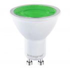 Integral LED 5W 220-240V GU10 40° 50mm Green Coloured Spot (Non-Dim)