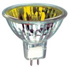 Luxram MR16 Dichroic Yellow 12V 50W Halogen Spot, 38-degree beam