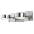 Firstlight 6011BS Lexi Brushed Steel 2 Light Spot Bar
