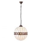 Interiors 1900 67049-LF1TL Tiffany Fargo Medium Globe 1Lt Pendant