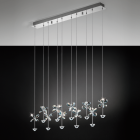 Eglo 93663 PIANOPOLI LED Bar Crystal Clear Ceiling Pendant