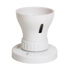 T1 Straight Plastic BC Batten Lampholder