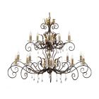 Elstead AML15 BRONZE Amarilli 15lt Chandelier Bronze