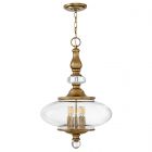Hinkley Lighting HK/WEXLEY/5P HB Wexley 5Lt Pendant Heritage Brass