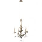 Kichler KL/ROSALIE/5B Rosalie 5Lt Chandelier Sterling Gold