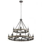 Kichler KL/TAULBEE15 Taulbee 15Lt Chandelier Weathered Zinc