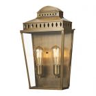 Elstead Lighting MANSION HS/L BR Mansion House Large Wall Lantern Aged Brass