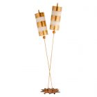 Flambeau FB/NETTLELX-G/FL Nettle Luxe Floor Lamp Gold