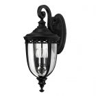 Feiss FE/EB2/L BLK English Bridle 3lt Large Wall Lantern Black