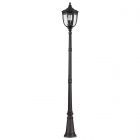 Feiss FE/EB5/L BLK English Bridle 3lt Large Lamp Post Black