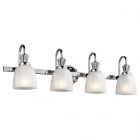 Kichler KL/CORA4 BATH Cora Polished Chrome 4 Light Bathroom Wall Light