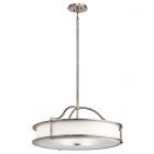 Kichler KL/EMORY/P/M CLP Emory Classic Pewter 4 Light Chandelier/Semi Flush Light
