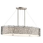 Kichler KL/SILCORAL/ISLE Silver Coral Oval Island Light