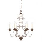 Quoizel QZ/LAILA6 Laila 6lt Chandelier