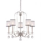 Quoizel QZ/WHITNEY5 Whitney Imperial Silver 5 Light Chandelier Light