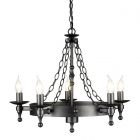 Elstead WR5 GRAPHITE Warwick 5lt Chandelier Graphite