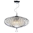 Dar Lighting ADR0550 Adriatic 5 Light Pendant Polished Chrome